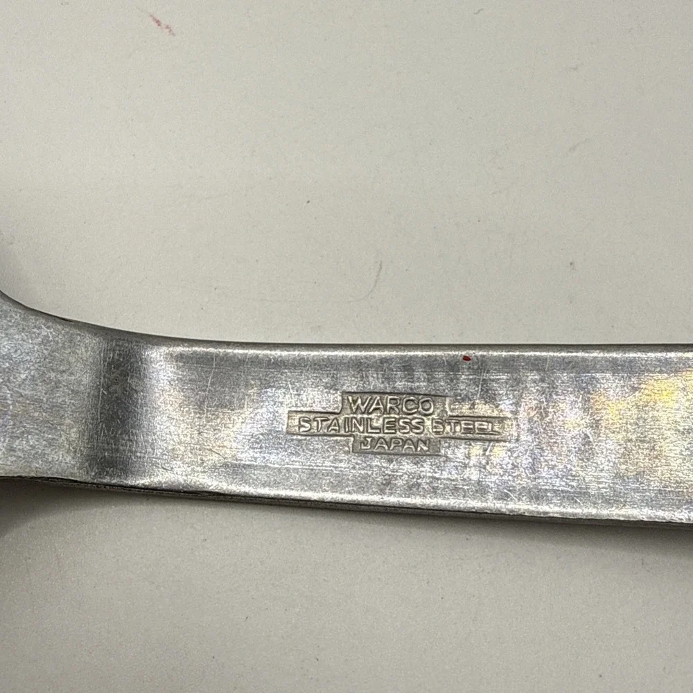 Warco vintage stainless